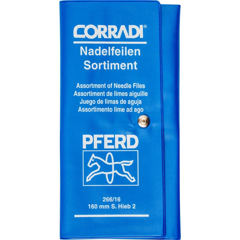 Produktfoto 1 von PFERD Tools 12314084, Präz.-Nadelfeilen-Set 12-tlg. Rolltasche 160mm Hieb 2