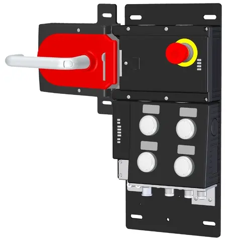 Produktfoto 1 von Euchner MGB-L1HB-EIA-L-136389, Zuhalteset mit 4 Tastern, Not-Halt