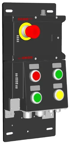 Produktfoto 1 von Euchner MGB-L2B-EIA-R-136511, Zuhaltemodul+4 Tastern, Not-Halt