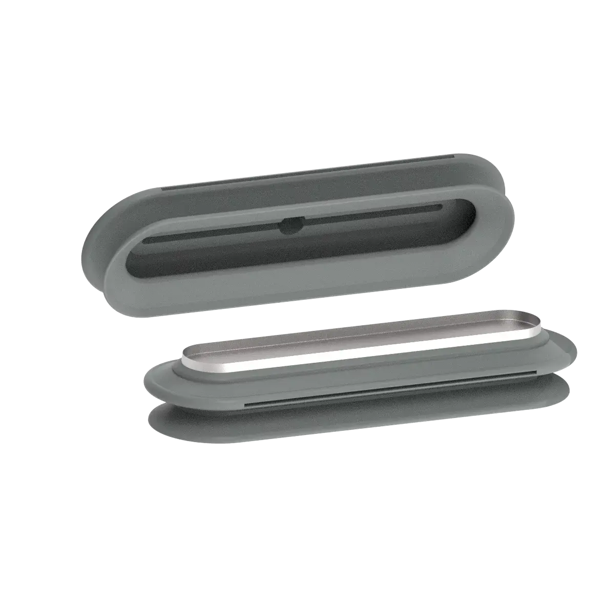 Produktfoto 1 von FIPA 138.350x100.009.1gr, Oval-Balgensauger 350x100mm (1,5 Balgen) NBR grau