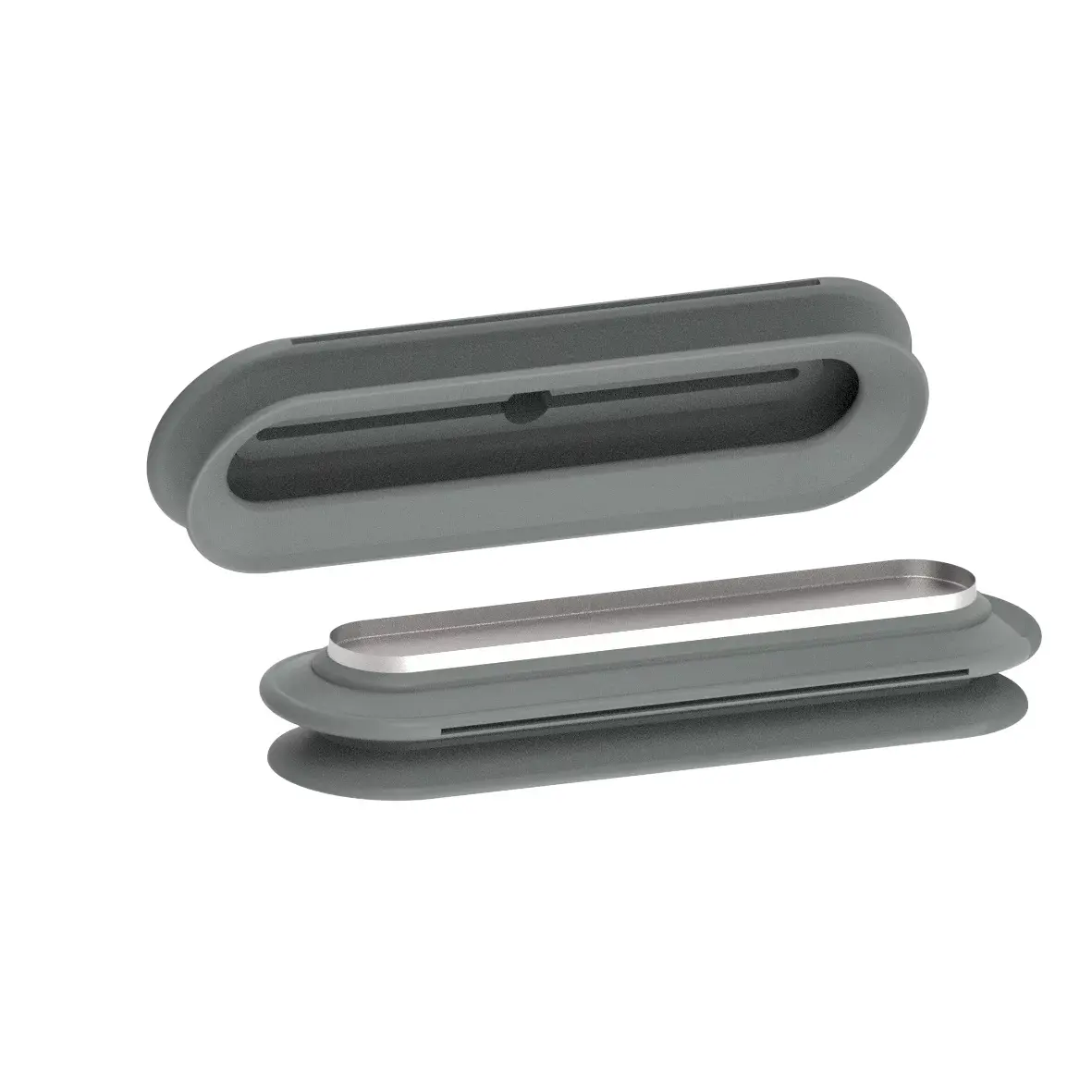Produktfoto 1 von FIPA 138.350x100.009.1gr, Oval-Balgensauger 350x100mm (1,5 Balgen) NBR grau