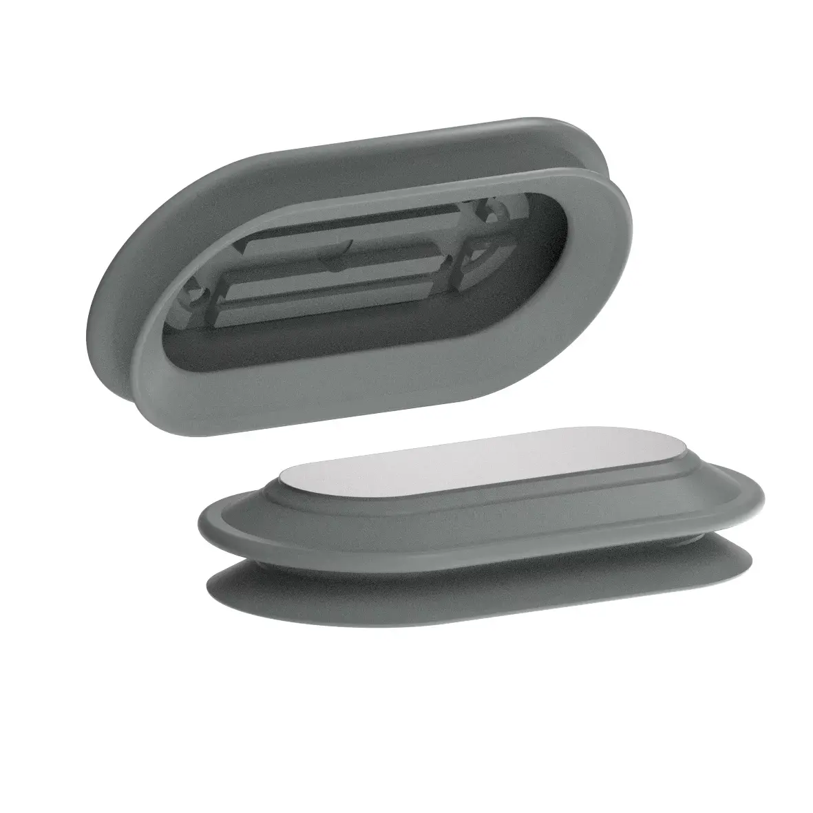 Produktfoto 1 von FIPA 138.300x150.007.1gr, Oval-Balgensauger 300x150 mm (1,5 Balgen) NBR grau