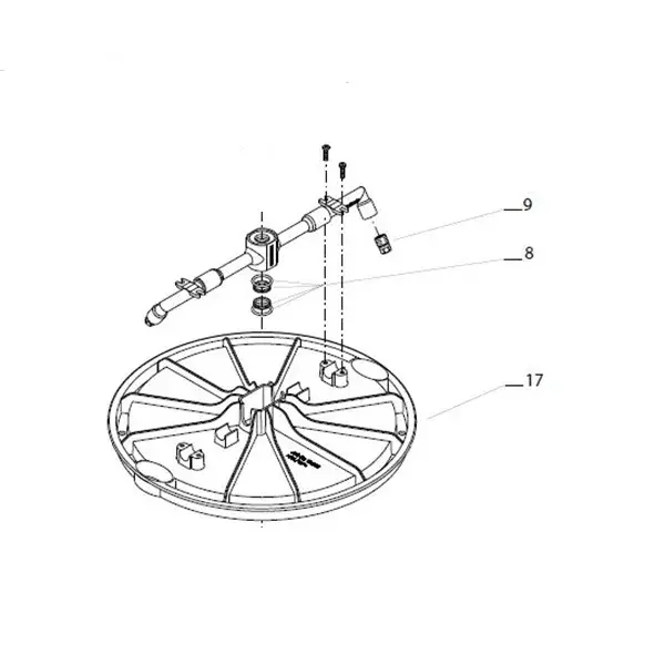 Produktfoto 1 von Kränzle Rotor für UFO 045, Ersatzteil für Kränzle Hochdruckreiniger