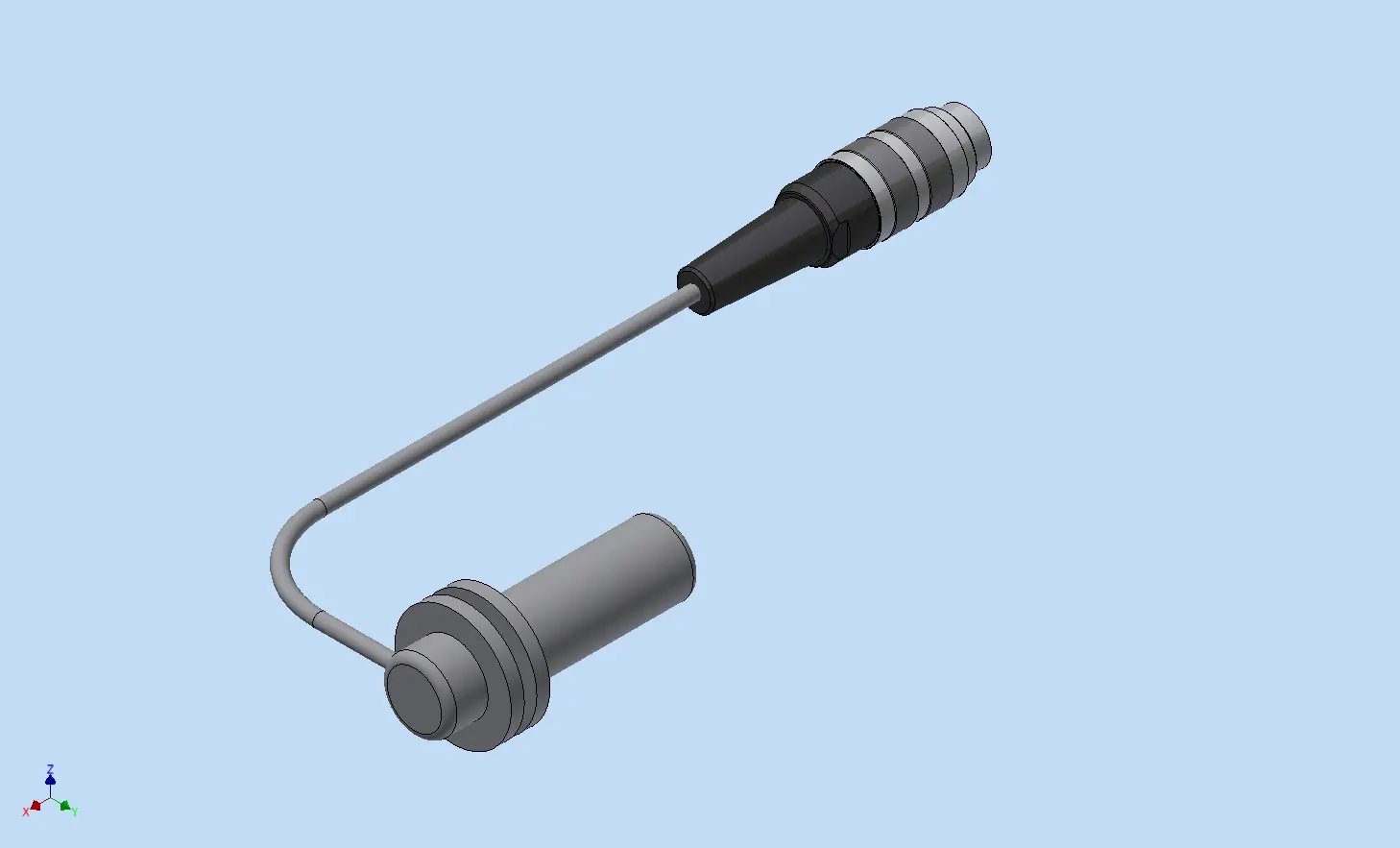 Produktfoto 1 von Senotec 130 120 Kapazitiver Füllstandsensor Sensorlänge: 65 mm Kabelquerabgang