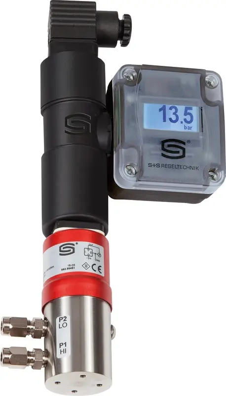 S+S REGELTECHNIK 1301-4121-5500-201 SHD 692-U-900 LCD-Differenzdruckmessumformer