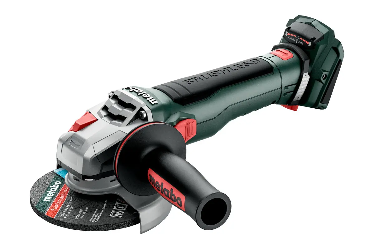 Produktfoto 1 von Metabo 613054840, Akku-Winkelschleifer WB 18 LT BL 11-125 Quick ohne Akku und Ladegerät