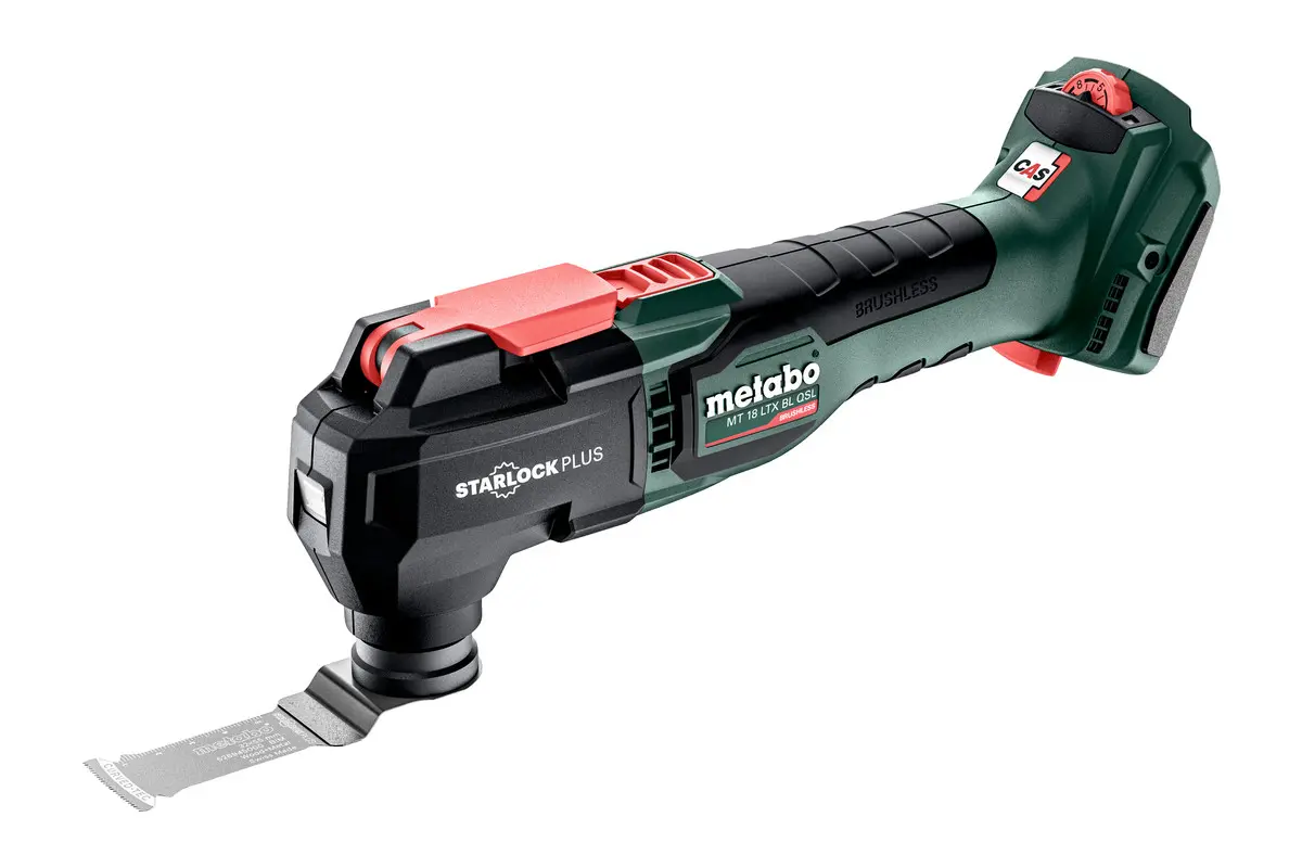 Produktfoto 1 von Metabo 613088850, Akku-Multitool MT 18 LTX BL QSL ohne Akku und Ladegerät im Karton
