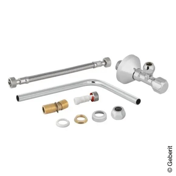 Produktfoto 1 von Geberit 131071211, Monolith Wasseranschluss-Set, seitlich, f. Sanitärmodul f. WC