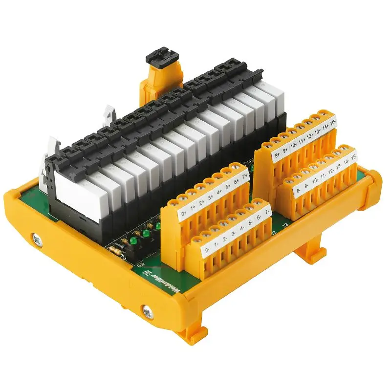 Produktfoto 1 von WEIDMÜLLER RSM-16DI 24VDC S, Schnittstelle, RSM, Optokoppler, LED, 1312000000