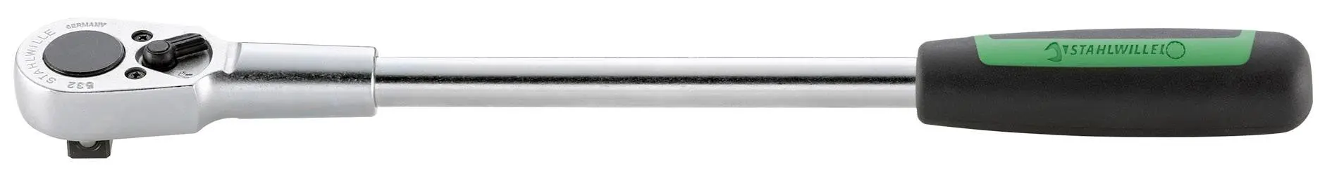 Produktfoto 1 von Stahlwille 13121010, 532-2K Umschaltknarre 1/2" (12.5 mm) 380 mm