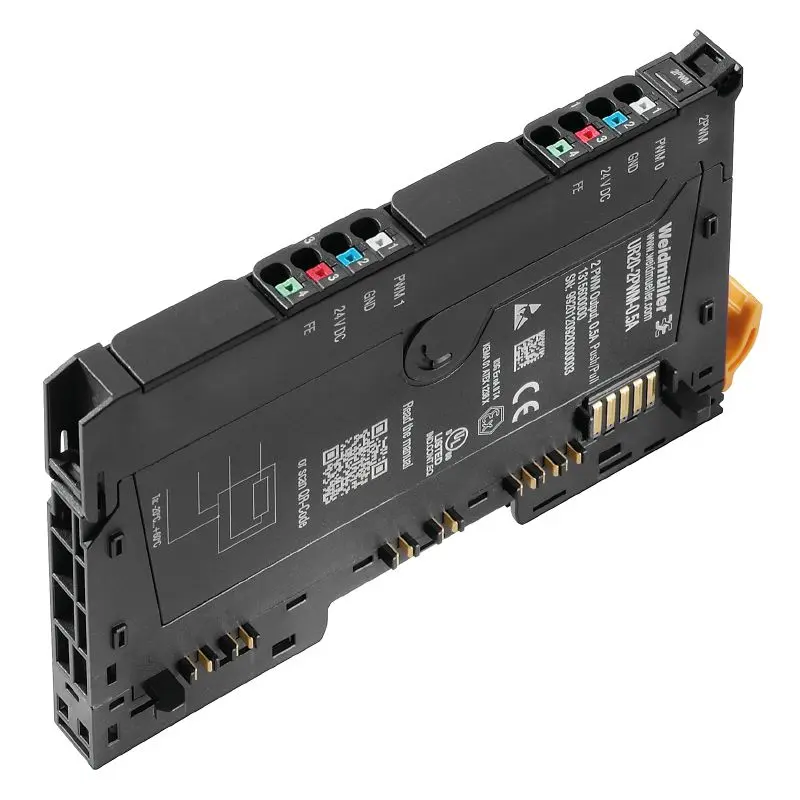 Produktfoto 1 von WEIDMÜLLER UR20-2PWM-PN-0.5A, Remote-IO-Modul, IP20, Digitalsignale, PWM
