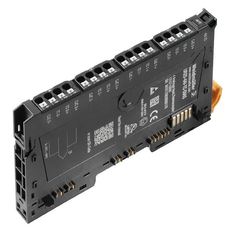 Produktfoto 1 von WEIDMÜLLER UR20-4AI-TC-DIAG, Remote-IO-Modul, IP20, Analogsignale, Temperatur