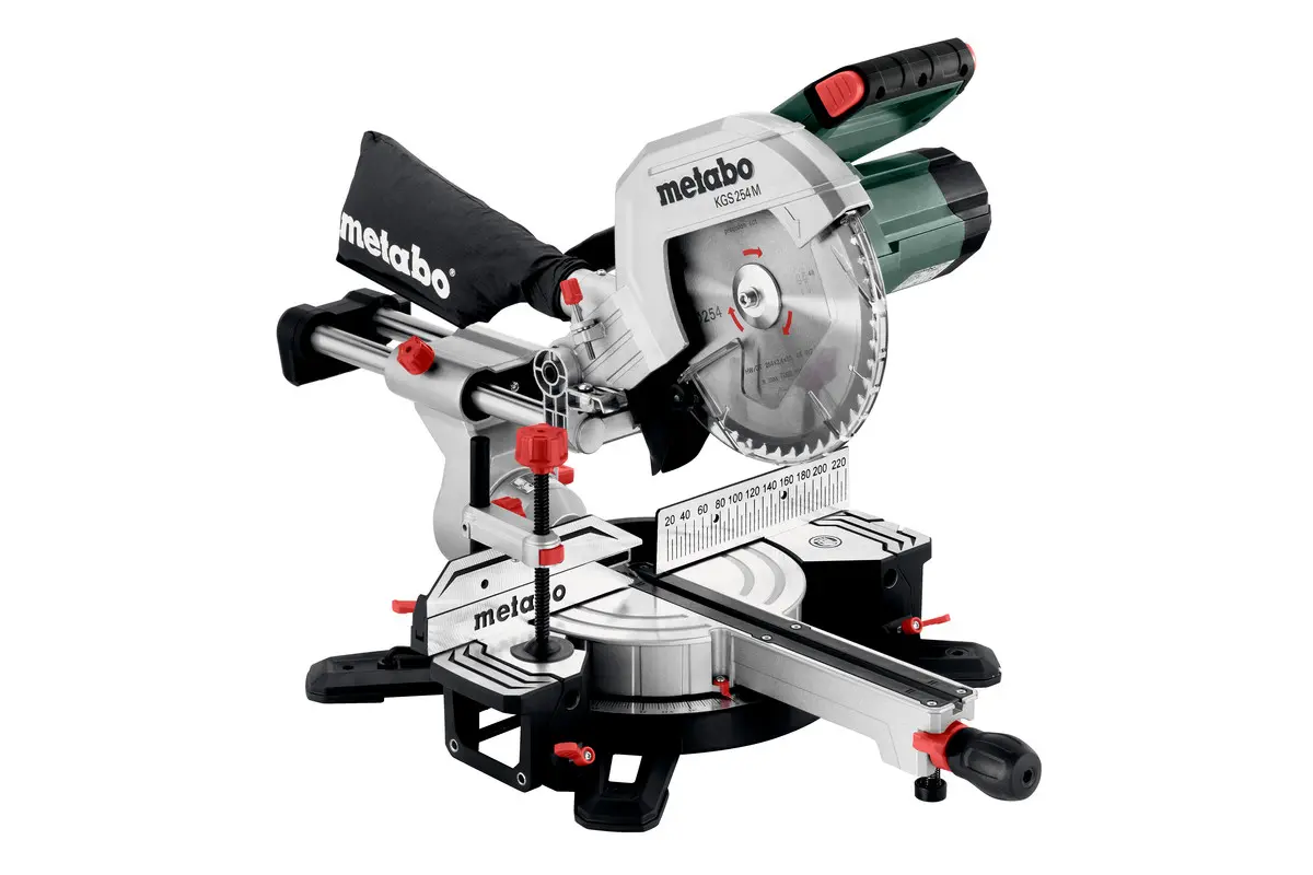 Produktfoto 1 von Metabo Kapp- und Gehrungssäge KGS 254 M  mit Zugfunktion im Karton
