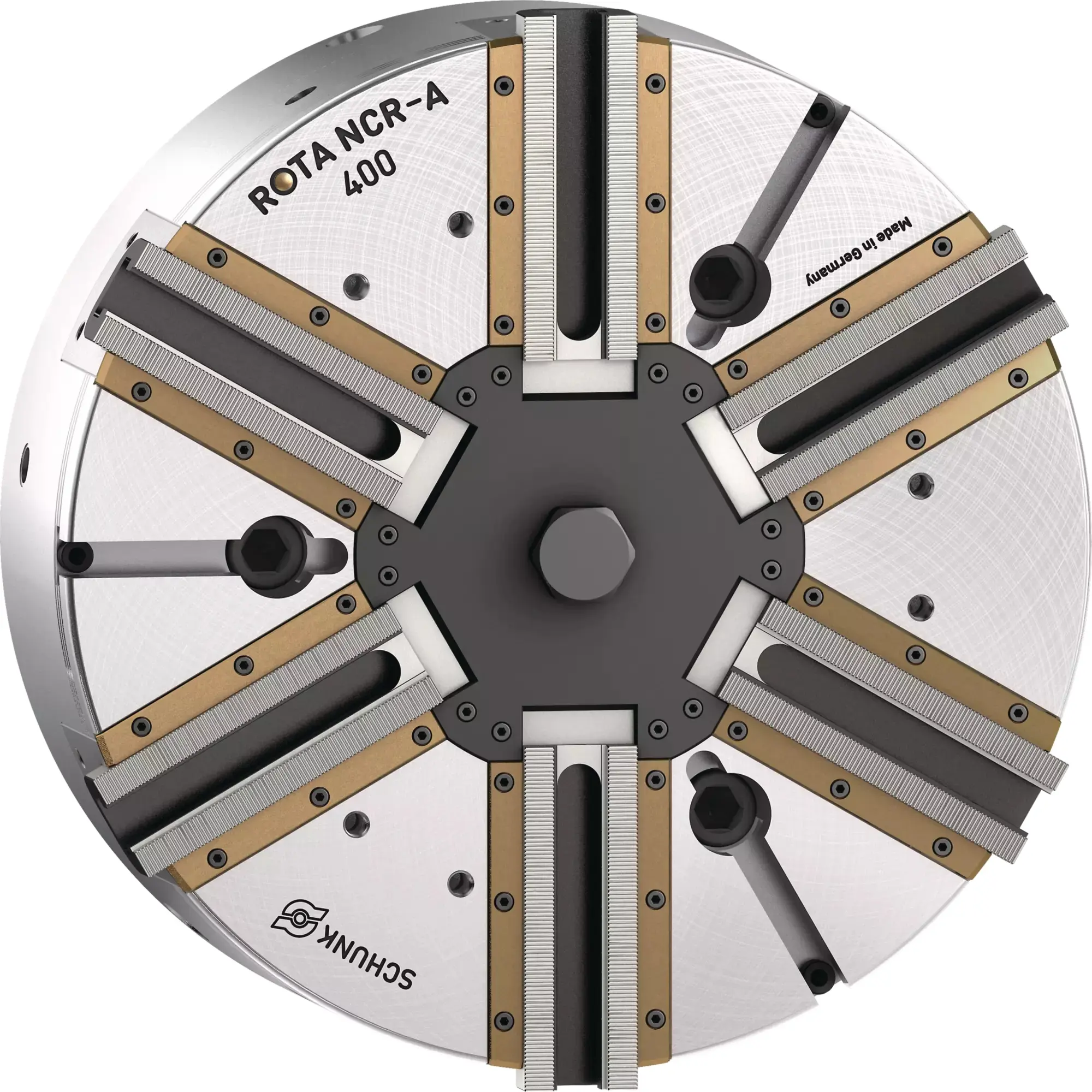 Produktfoto 1 von SCHUNK ROTA NCR-A 400 Z300-SV90°, Abgedichtetes 6-Backen-Kraftspannfutter