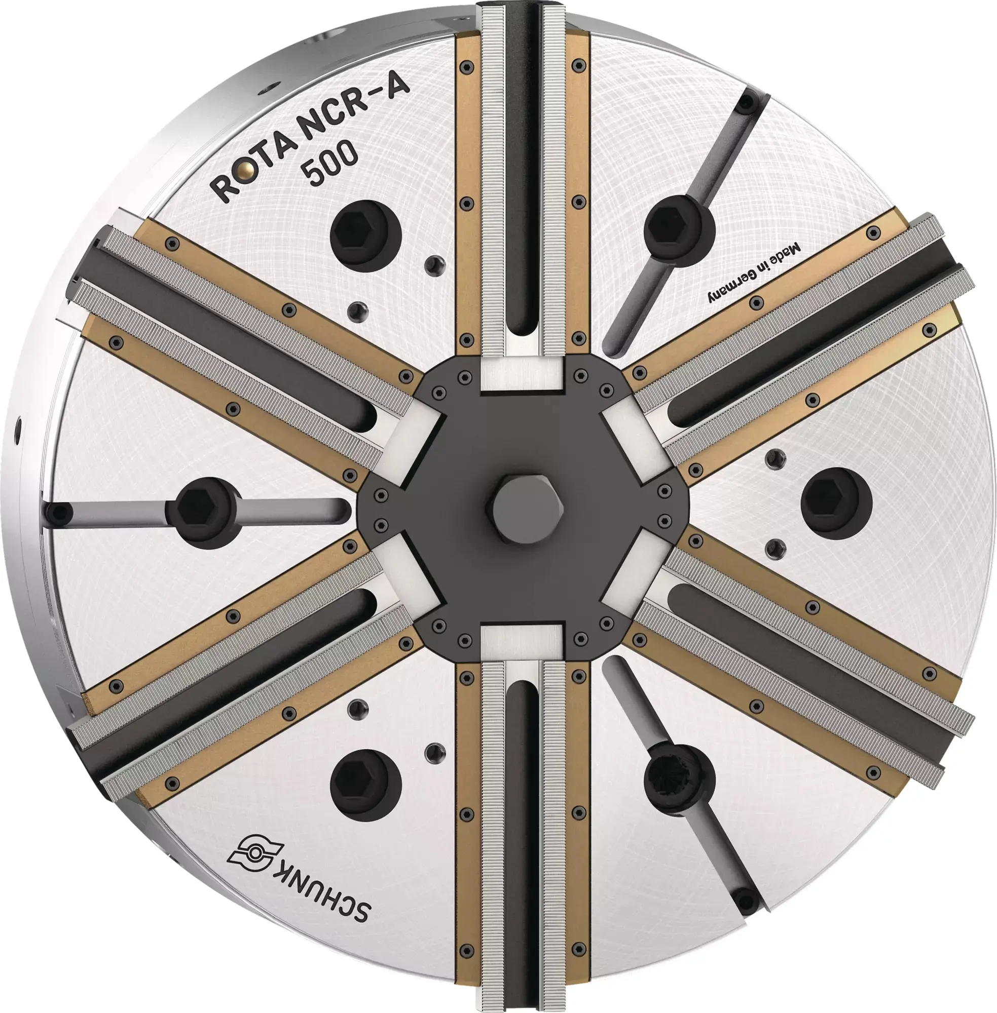 Produktfoto 1 von SCHUNK ROTA NCR-A 500 Z380-SV90°, Abgedichtetes 6-Backen-Kraftspannfutter