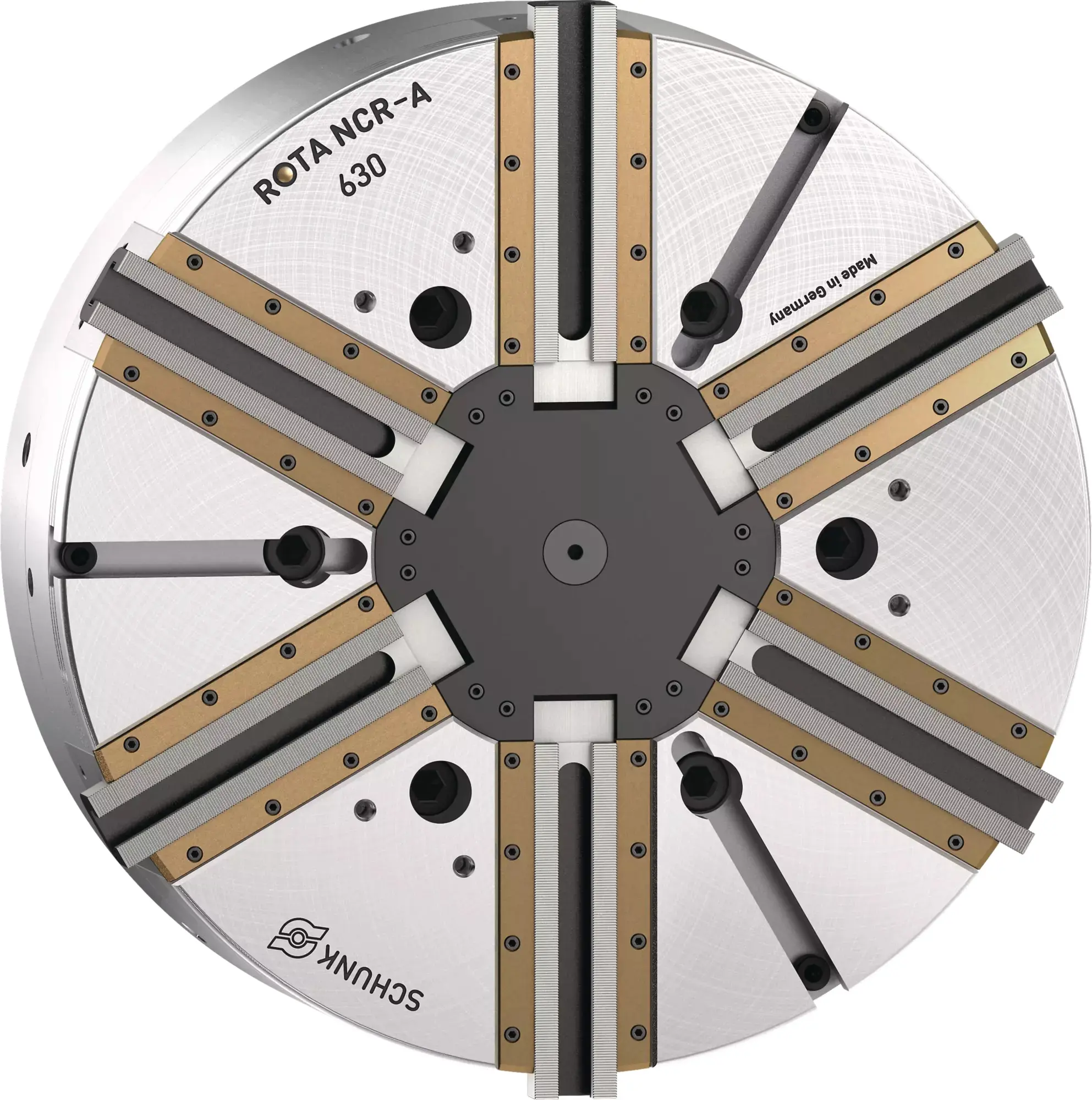 Produktfoto 1 von SCHUNK ROTA NCR-A 630 Z520-SV90°, Abgedichtetes 6-Backen-Kraftspannfutter