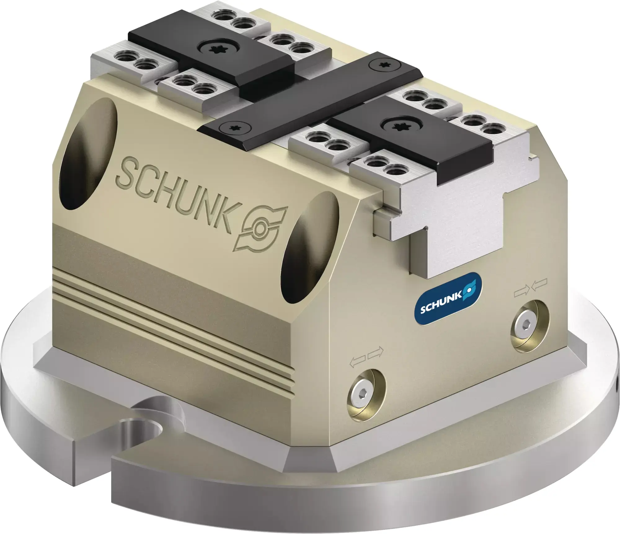 Produktfoto 1 von SCHUNK PGS3-LH 100, Pneumatische 2-Backen-Kraftspannblöcke