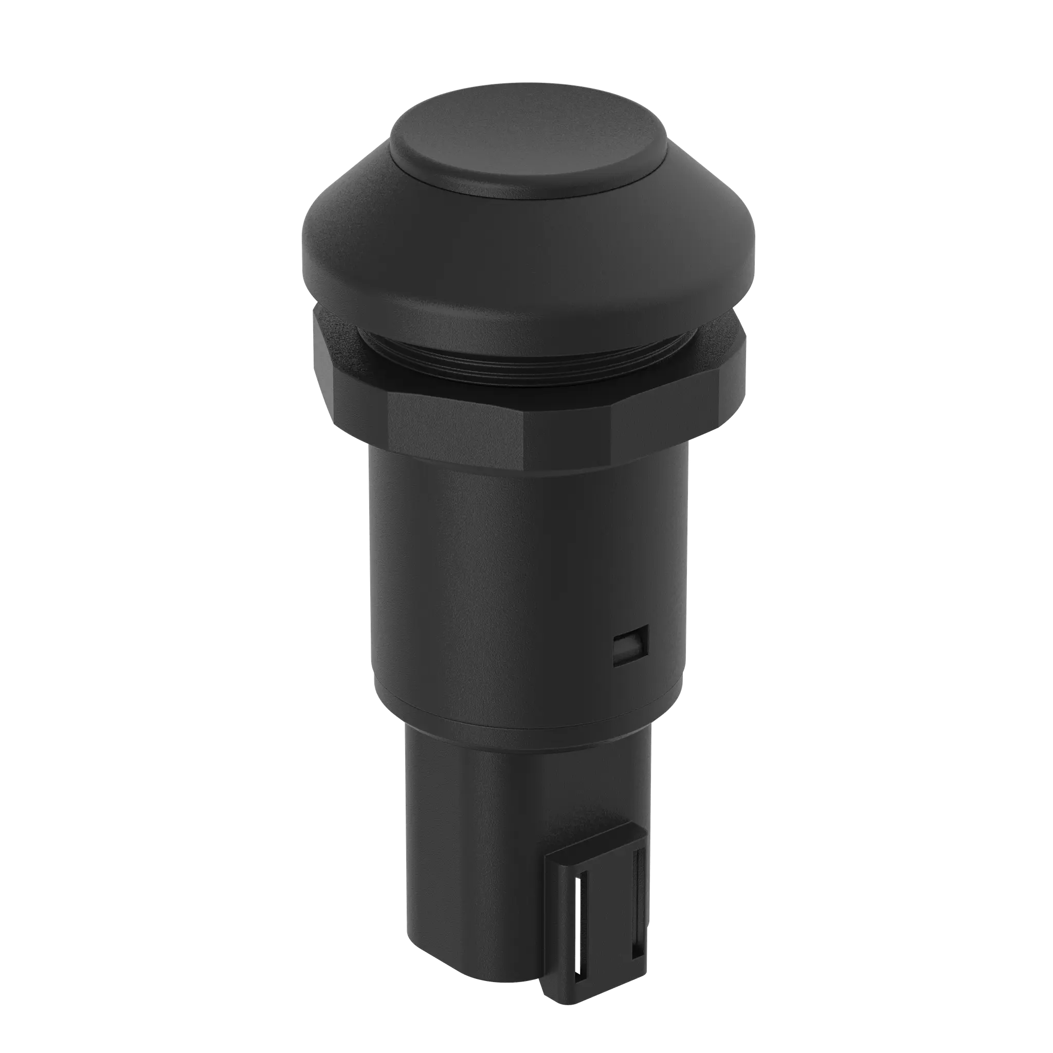 Produktfoto 1 von Elobau 145050AE60, M30-Taste schwarz, Deutsch Stecker