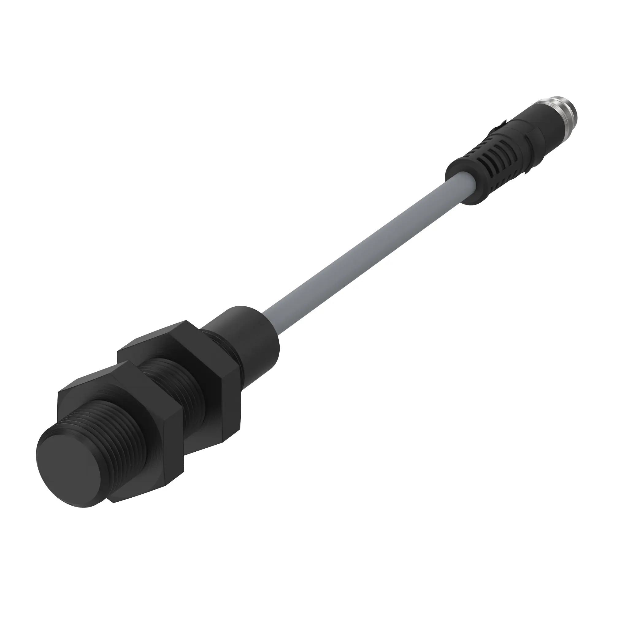 Produktfoto 1 von Elobau 145101AE2110, M30-Taste gelb, LED grün, Deutsch Stecker