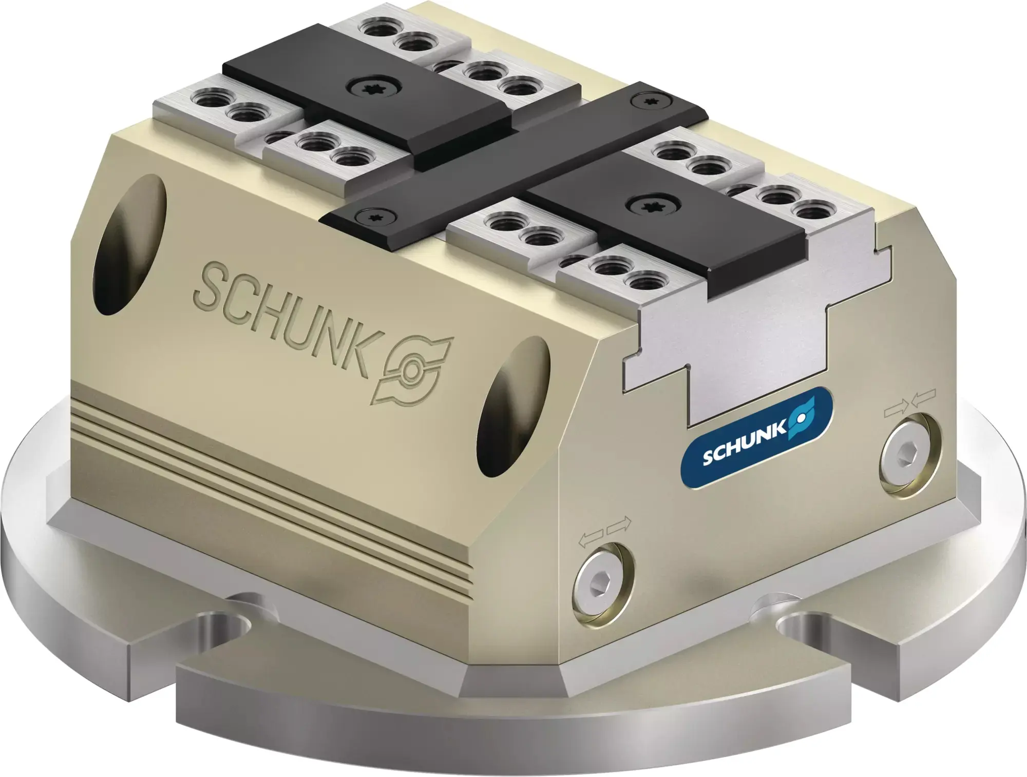 Produktfoto 1 von SCHUNK PGS3 140, Pneumatische 2-Backen-Kraftspannblöcke