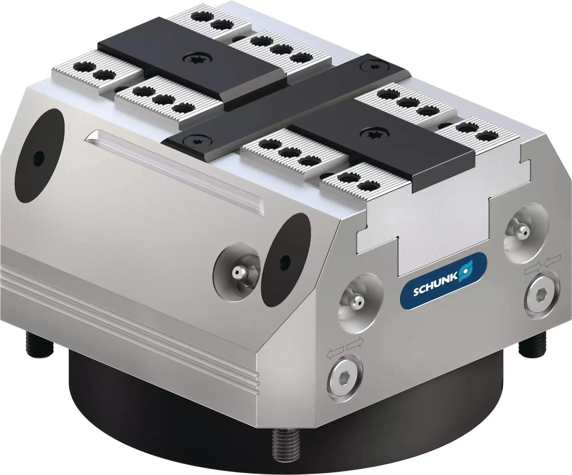 Produktfoto 1 von SCHUNK KSF3-F 160-Z, Federgespannte 2-Backen-Kraftspannblöcke