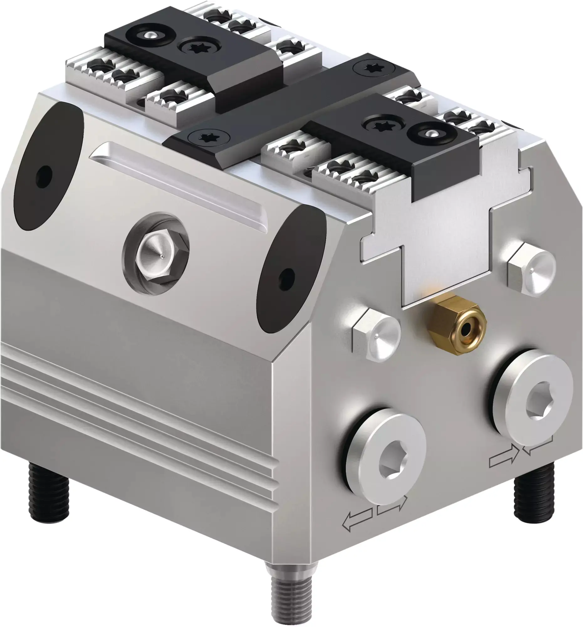 Produktfoto 1 von SCHUNK KSH3-F 64-Z-PM, Hydraulische 2-Backen-Kraftspannblöcke