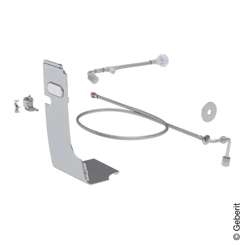 Produktfoto 1 von Geberit 147031211, AquaClean Mera Wasseranschlussset für Kappa chrom