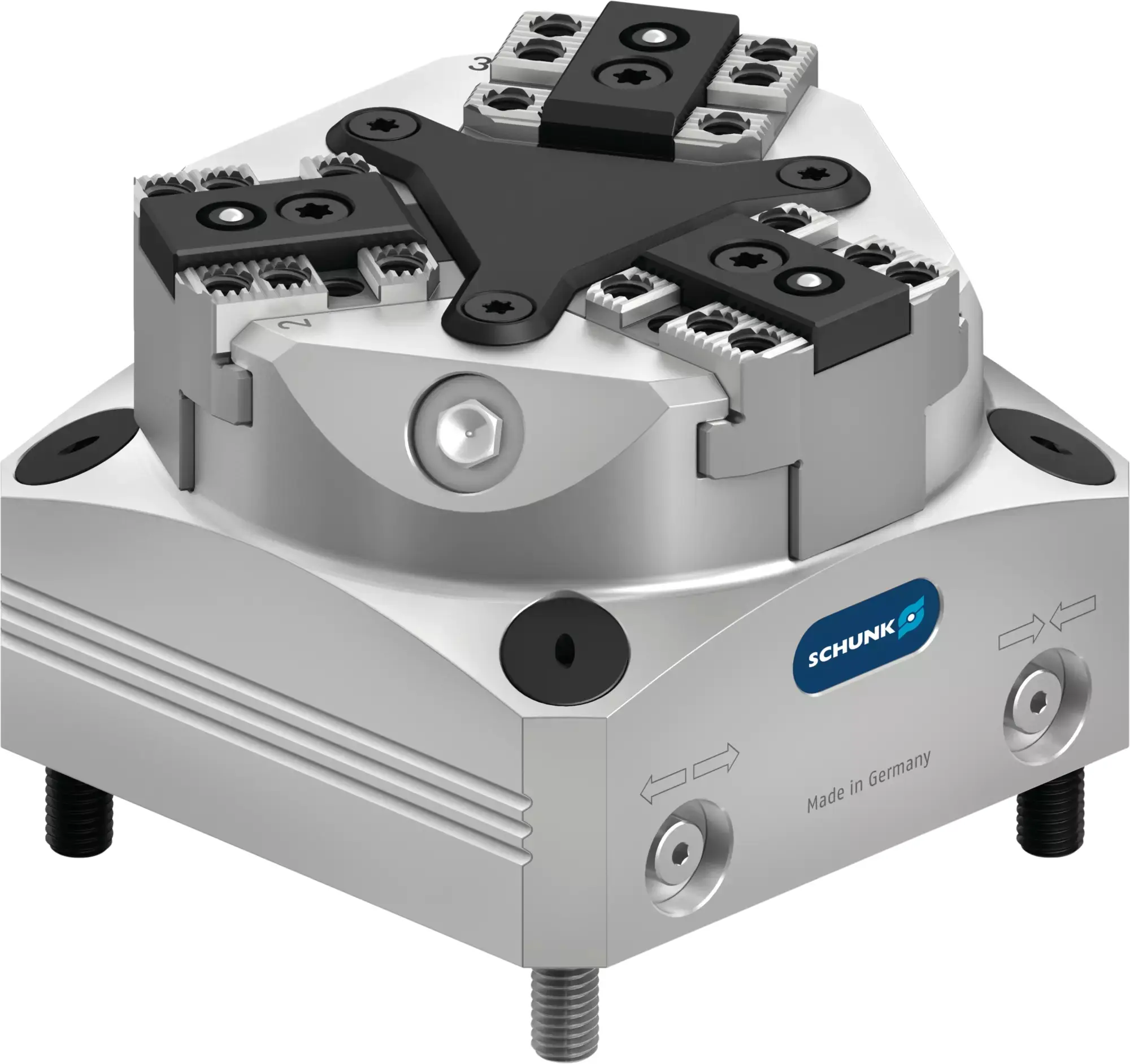Produktfoto 1 von SCHUNK KRP3 100-PM, Pneumatische 3-Backen-Kraftspannblöcke