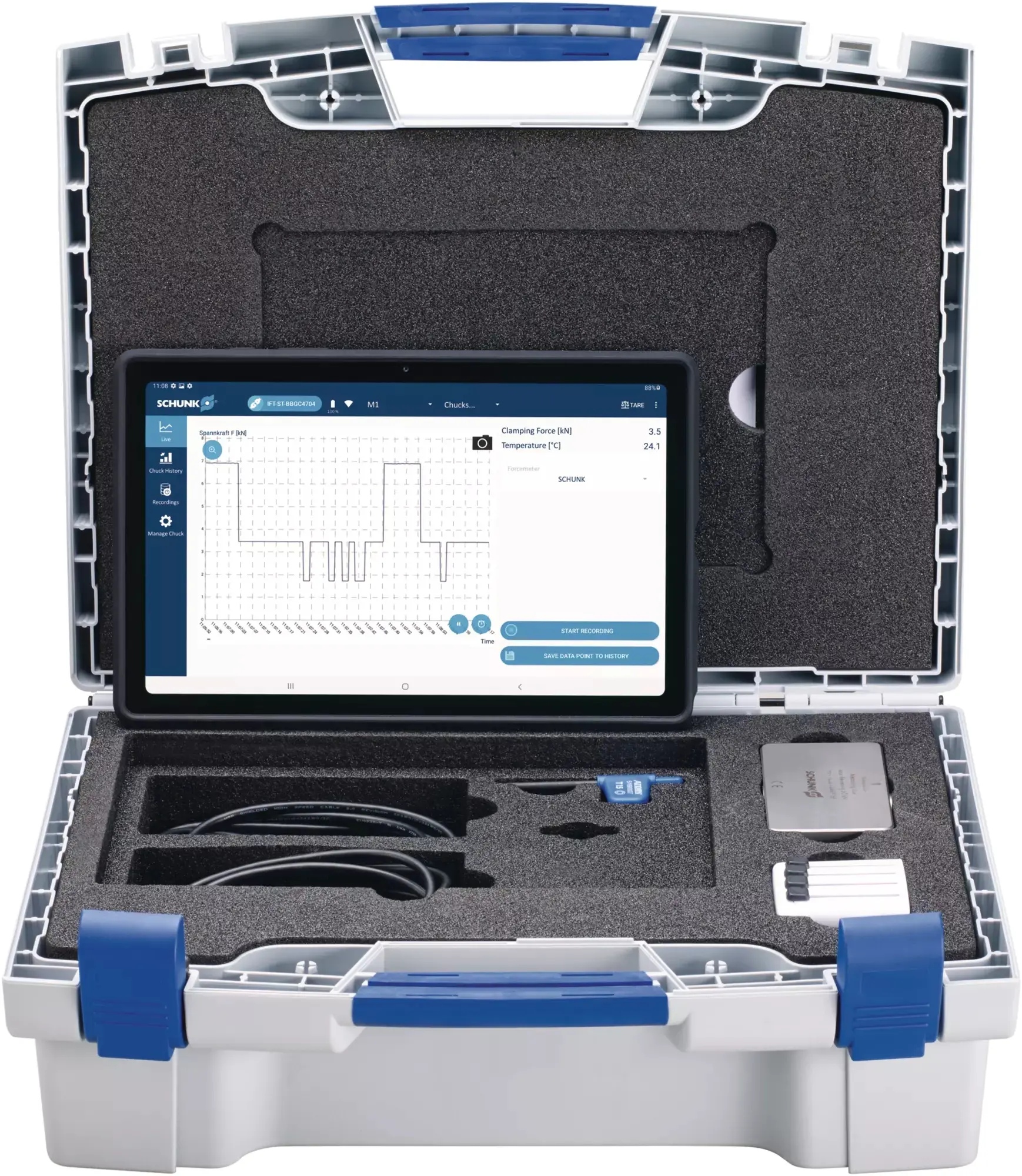 Produktfoto 1 von SCHUNK IFT SST Set, Spannkraftmessgerät Standard