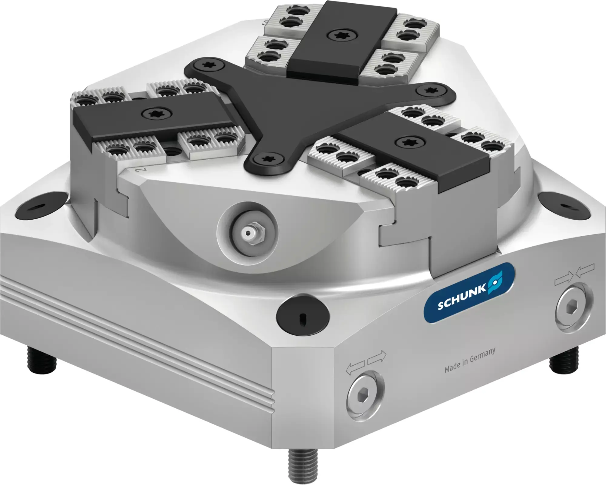 Produktfoto 1 von SCHUNK KRP3 160-Z, Pneumatische 3-Backen-Kraftspannblöcke
