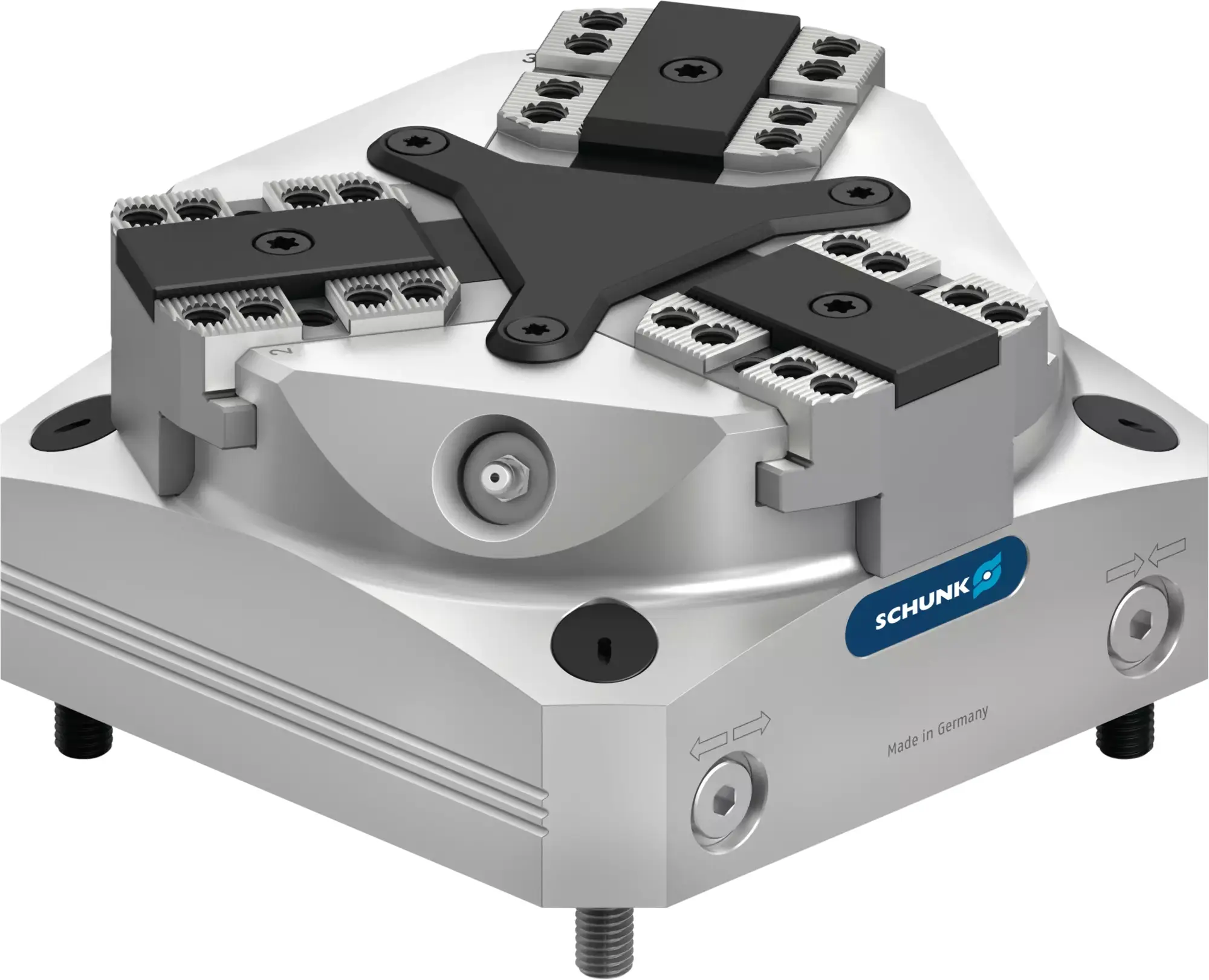 Produktfoto 1 von SCHUNK KRP3-LH 160, Pneumatische 3-Backen-Kraftspannblöcke