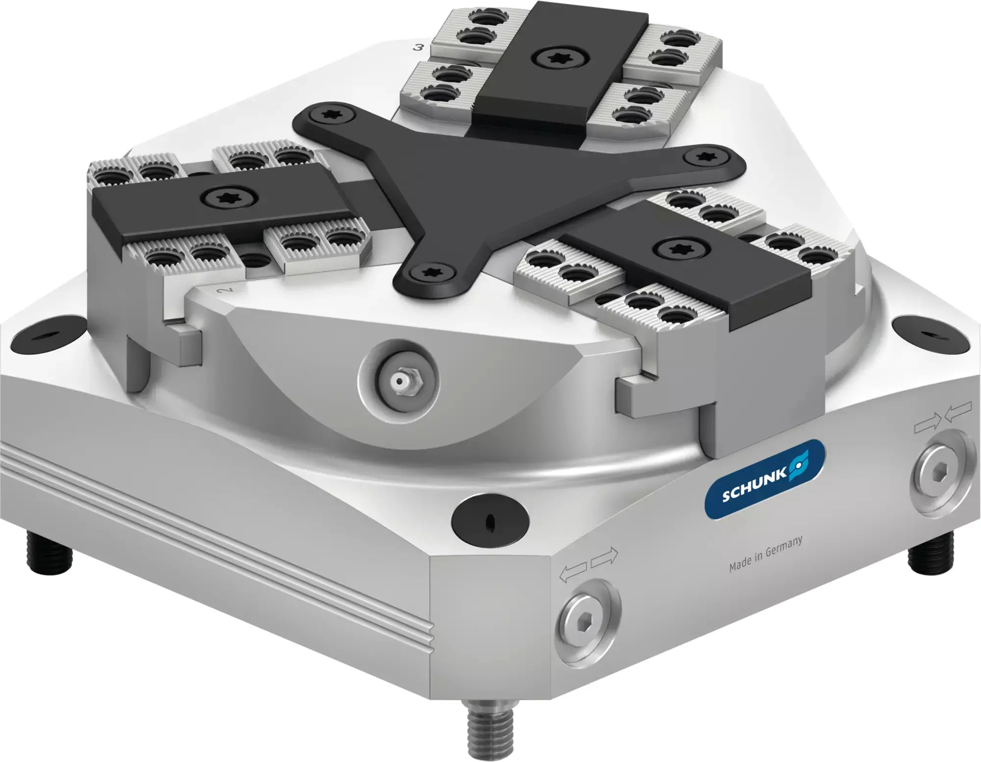 Produktfoto 1 von SCHUNK KRP3-LH 200, Pneumatische 3-Backen-Kraftspannblöcke