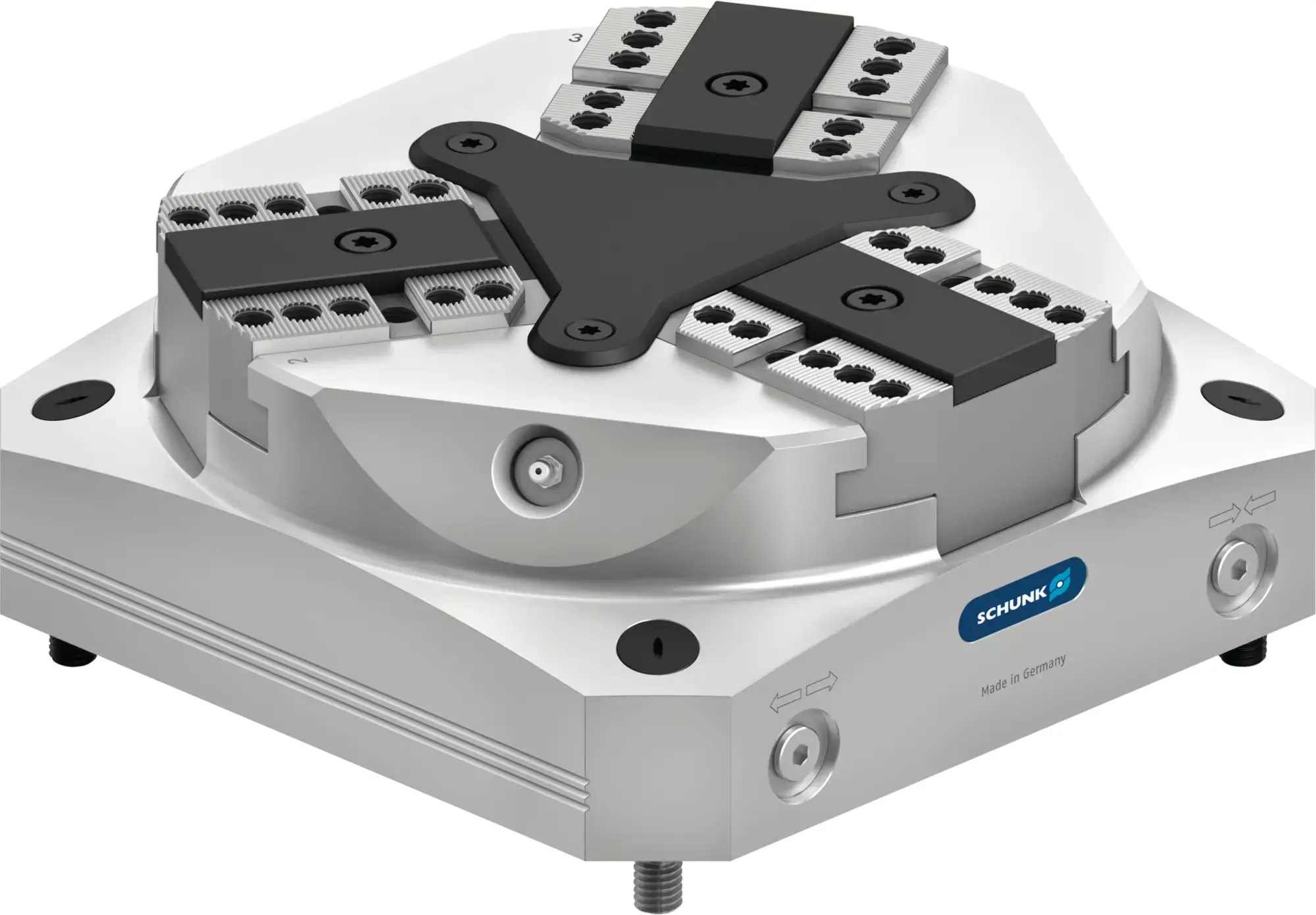 Produktfoto 1 von SCHUNK KRP3 250, Pneumatische 3-Backen-Kraftspannblöcke