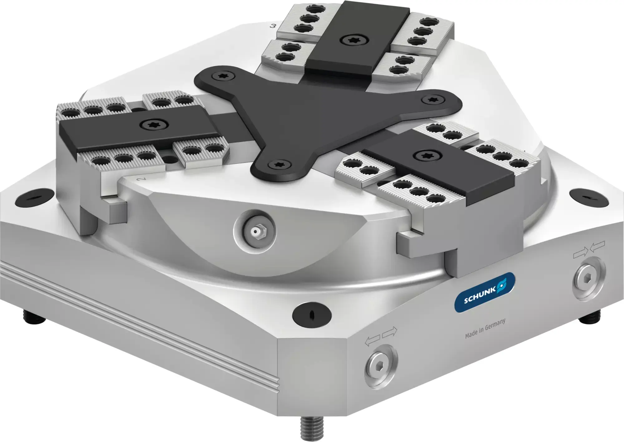 Produktfoto 1 von SCHUNK KRP3-LH 250, Pneumatische 3-Backen-Kraftspannblöcke