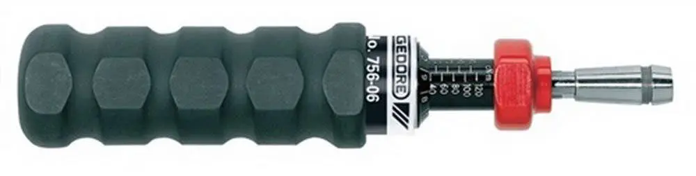 Produktfoto 1 von Gedore 756-06 Drehmoment-Schraubendreher 1.2 - 6 Nm DIN EN ISO 6789