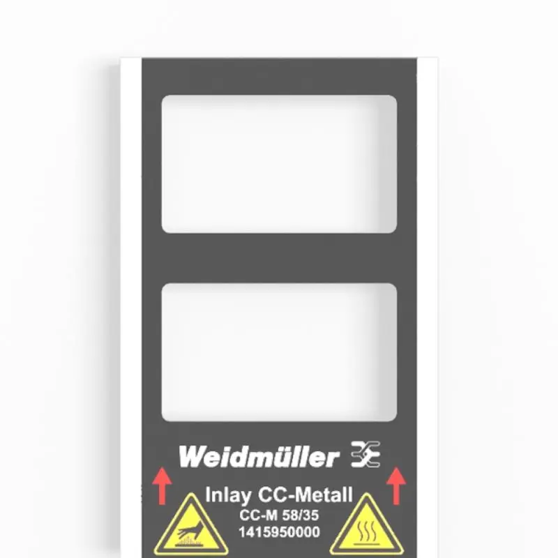Produktfoto 1 von Weidmüller INLAY CC-M 58/35, MetalliCard für PrintJet, P/n: 1415950000