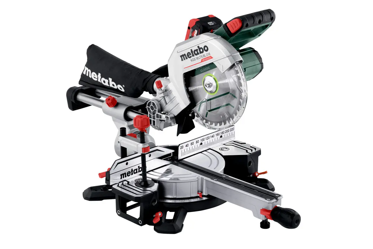 Produktfoto 1 von Metabo Akku-Kappsäge KGS 18 LTX BL 216  mit Zugfunktion; ; 18V 2x8Ah + ASC 145