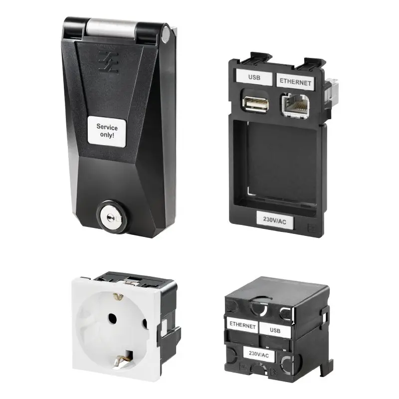 Produktfoto 1 von WEIDMÜLLER IE-FC-SET-IPDEK001-KY-P, FrontCom, Set, P/n: 1543680000