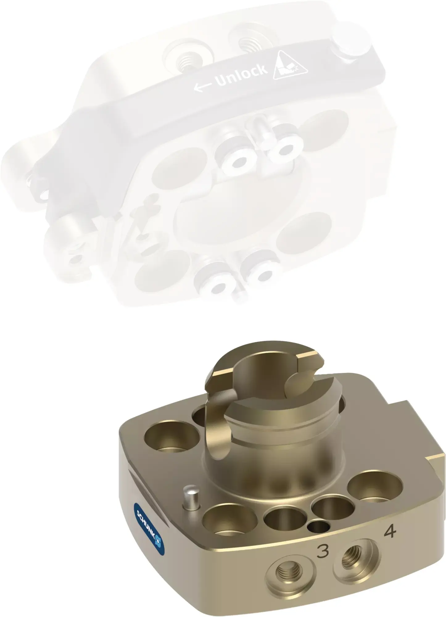 Produktfoto 1 von SCHUNK CMS 040-A, Manuelles Wechselsystem
