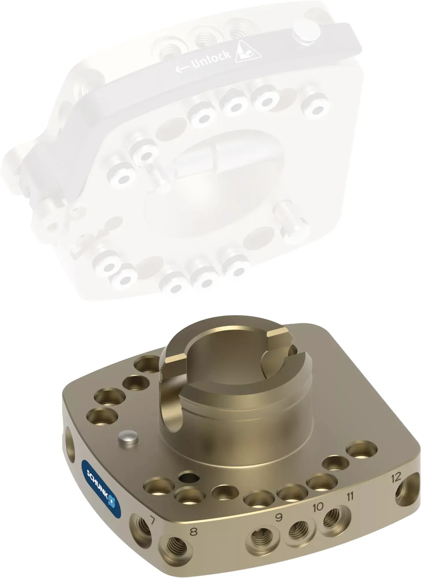 Produktfoto 1 von SCHUNK CMS 100-A-B, Manuelles Wechselsystem