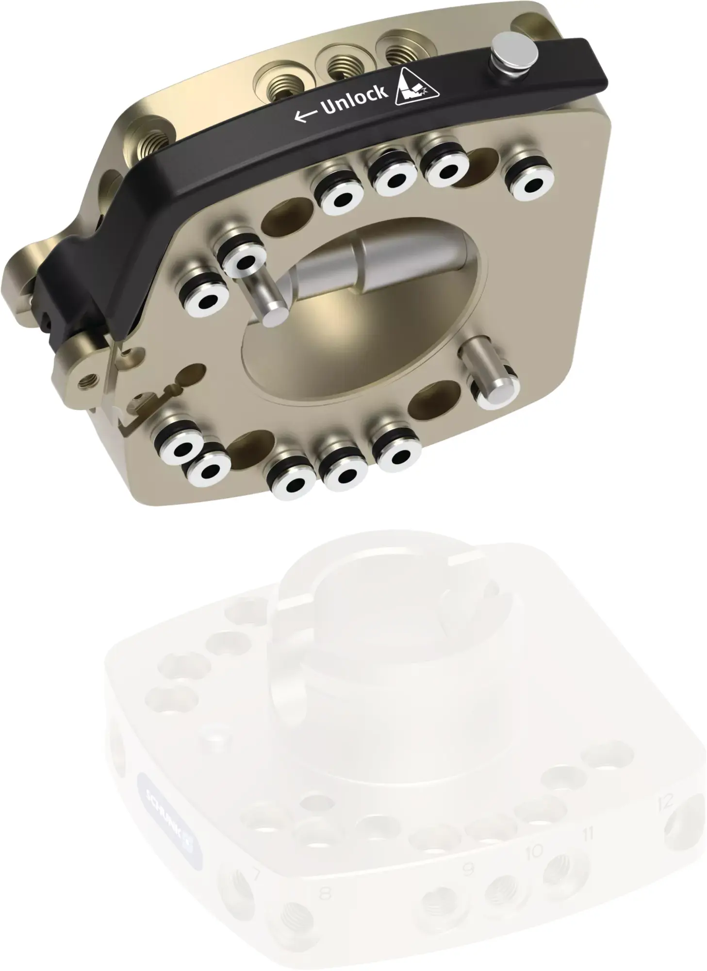 Produktfoto 1 von SCHUNK CMS 100-K-B, Manuelles Wechselsystem