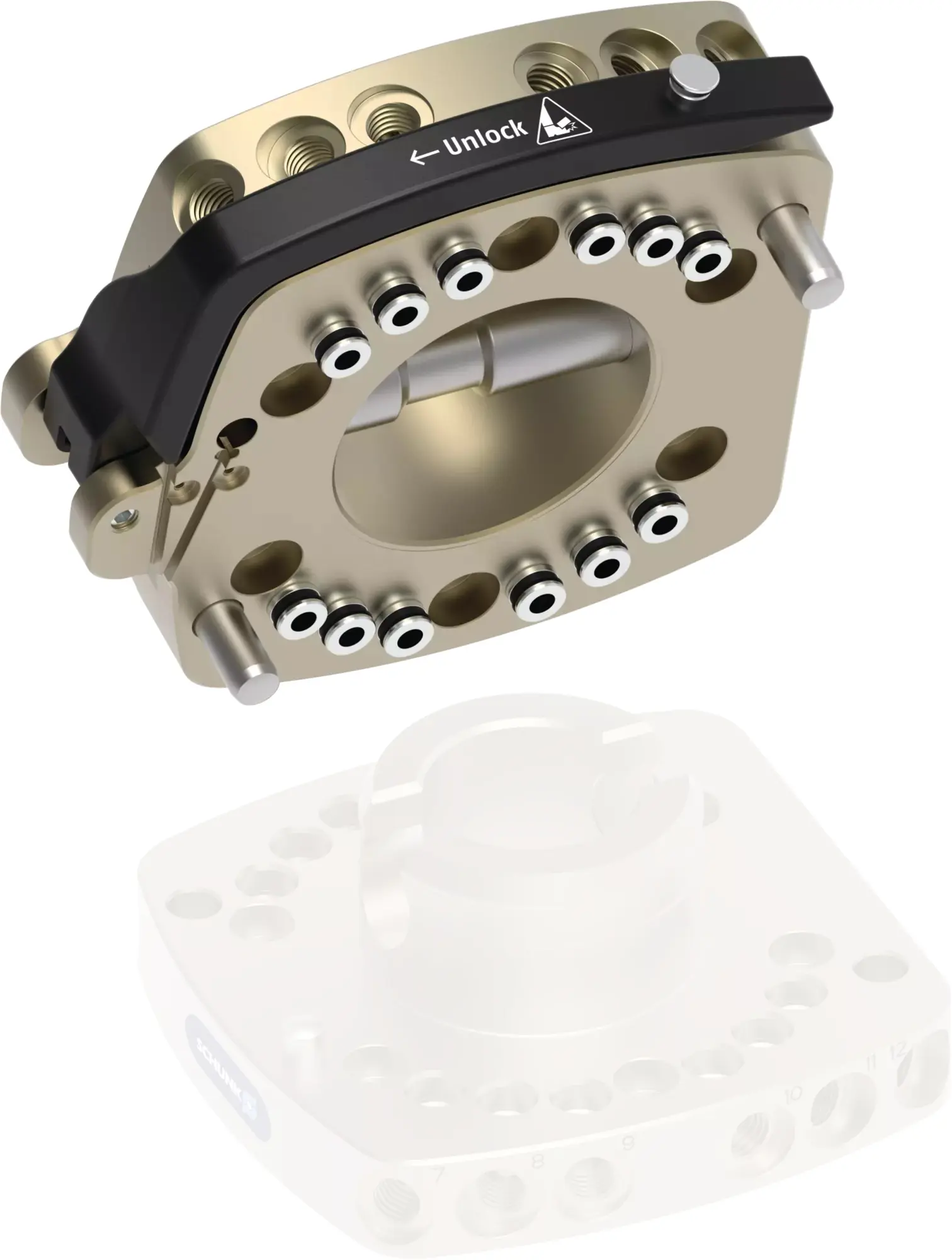 Produktfoto 1 von SCHUNK CMS 125-K-B, Manuelles Wechselsystem