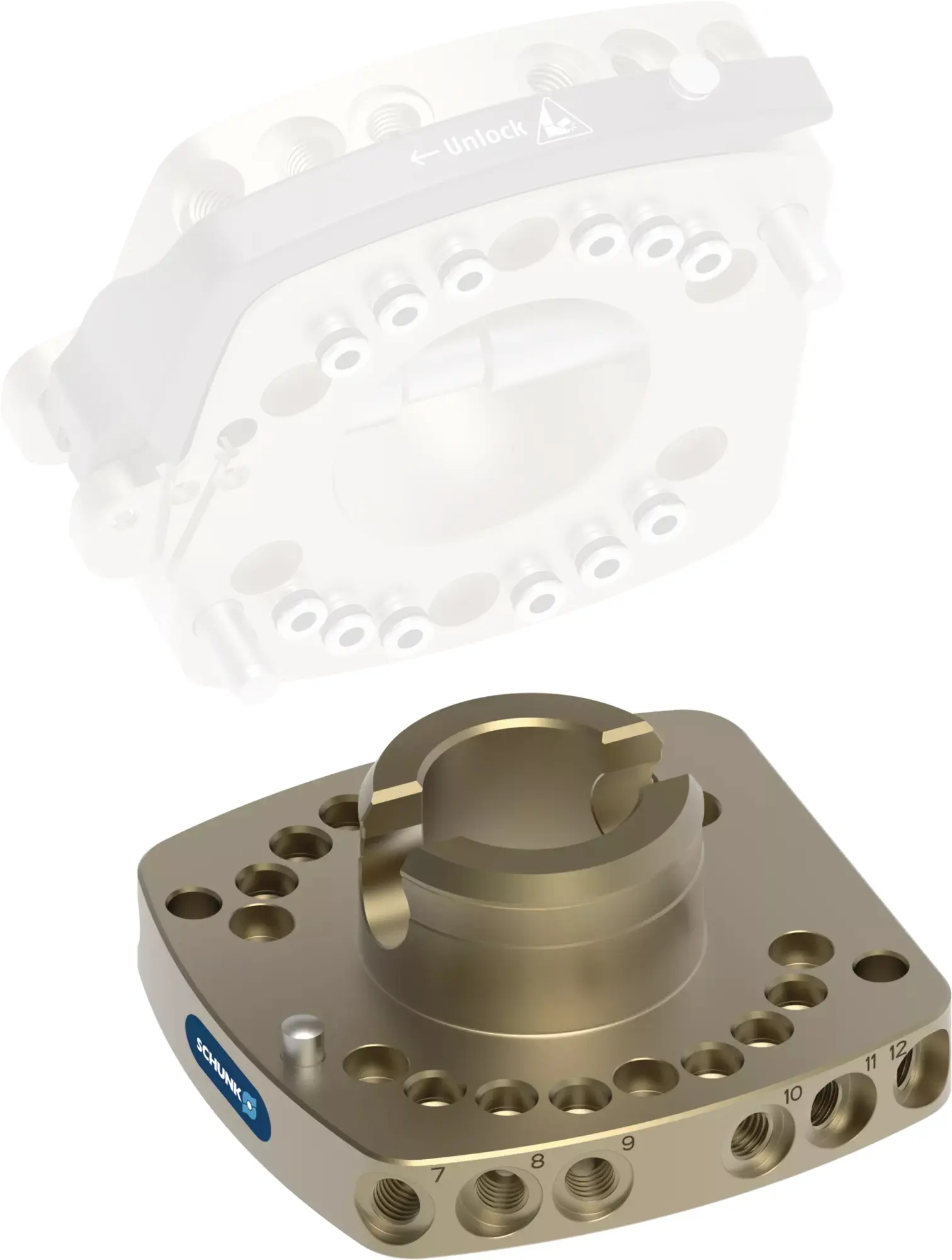 Produktfoto 1 von SCHUNK CMS 125-A-N, Manuelles Wechselsystem