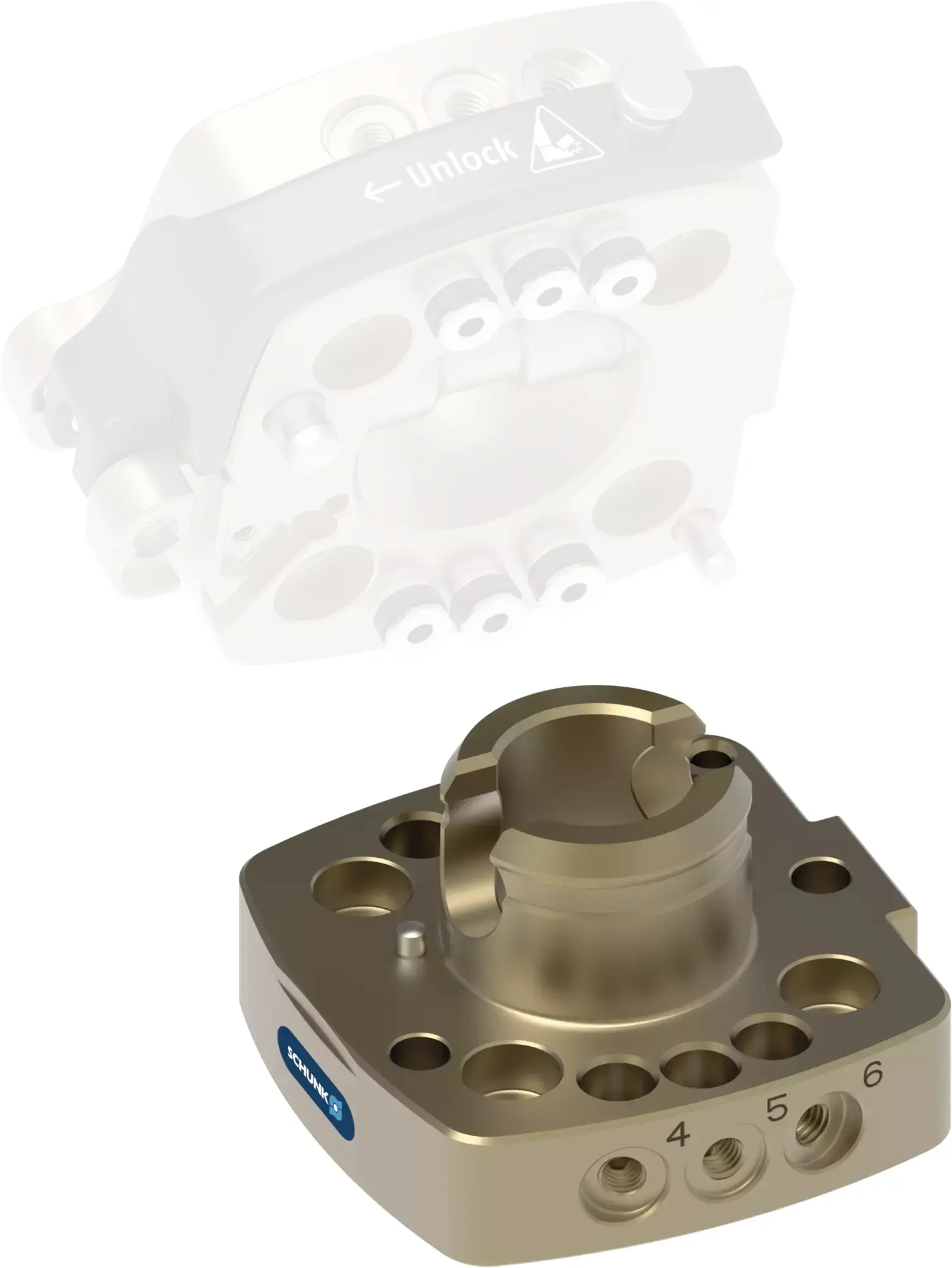 Produktfoto 1 von SCHUNK CMS 050-A-N, Manuelles Wechselsystem