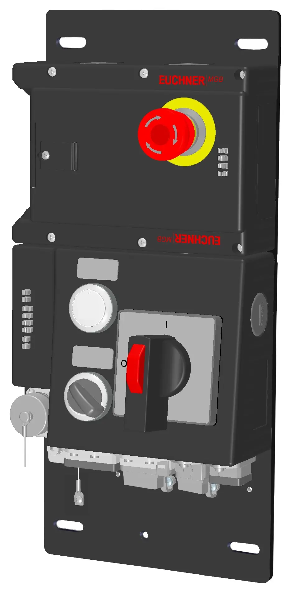 Produktfoto 1 von Euchner MGB-L1B-PNA-L-156196, Auswertemodul und Busmodul+4 Bedienelementen