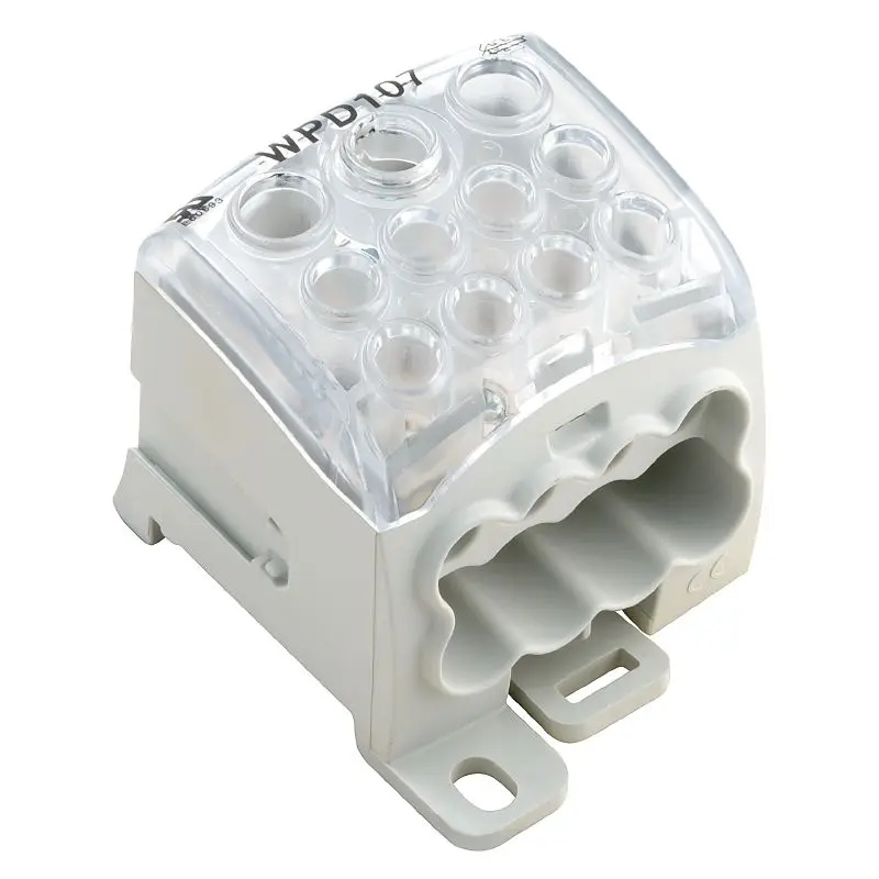 Produktfoto 1 von WEIDMÜLLER WPD 107 1X95/2X35+8X25 GY, Potentialverteilerklemme, Schraubanschluss