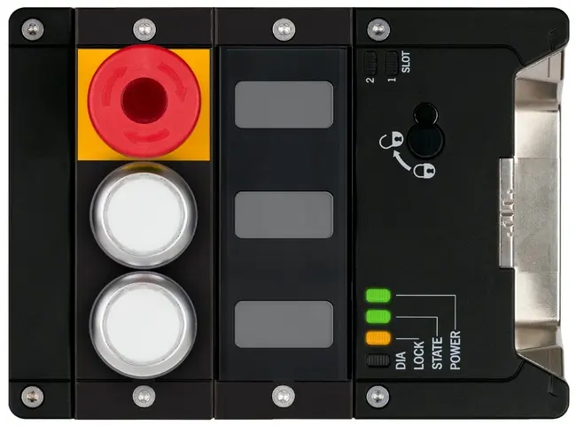 Produktfoto 1 von Euchner MGB2-L2-MLI-U-YB1A1-DA-R-156379, Zuhaltemodul