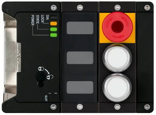 Produktfoto 1 von Euchner MGB2-L2-MLI-U-YB1A1-DA-L-156381, Zuhaltemodul