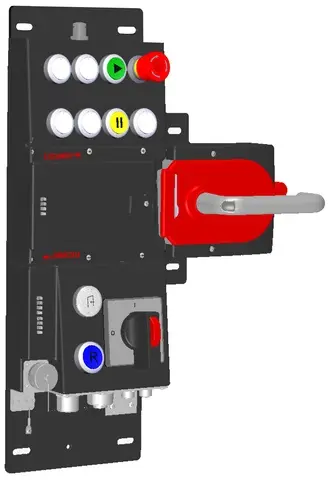 Produktfoto 1 von Euchner MGB-L2HECB-PNA-R-157122, Zuhalteset+11 Bedien- und Anzeigeelementen