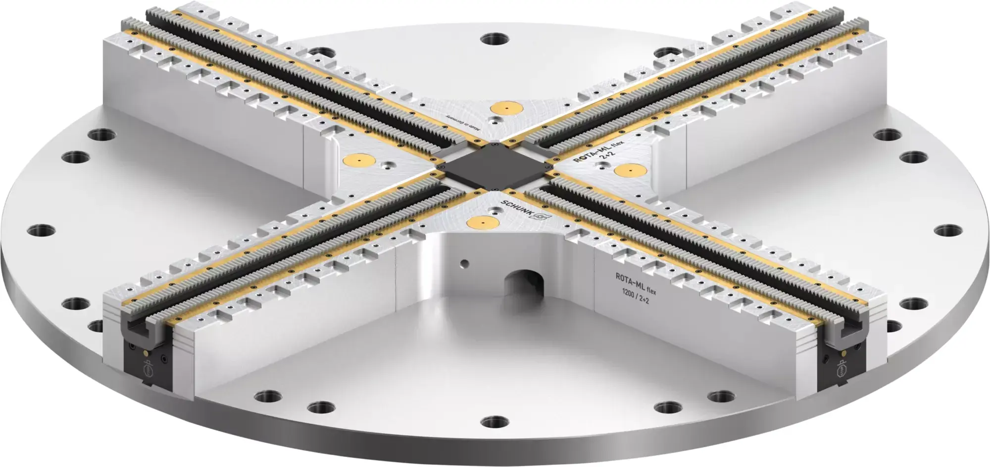 Produktfoto 1 von SCHUNK ROTA-ML flex 2+2 1200 M2, Flexibles 4-Backen-Ausgleichsfutter